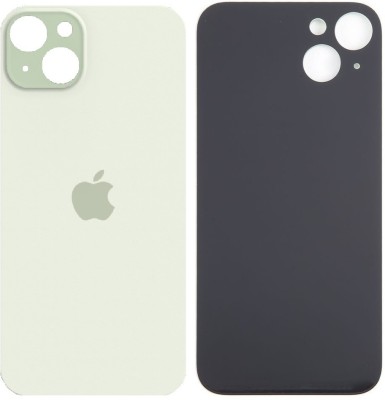 Sandreezz Apple iPhone 15 Plus (Glass) (Best Quality) (with Proper Logo) Back Panel(Green)