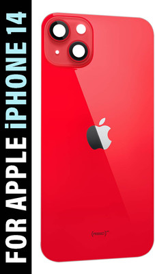 SUFO Apple iPhone 14 With Camera Glass Back Panel(Red)