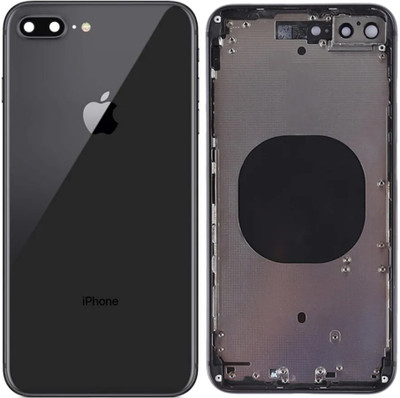 Sandreezz Apple iPhone 8 Plus (With All & Side Volume Power Buttons) (Best Quality) Full Panel(Space Grey)