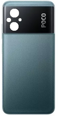 Sandreezz Xiaomi Poco M5 (With Side Volume & Power Buttons) (with Proper Logo) Back Panel(Icy Blue)