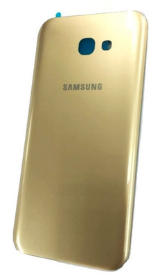 Sandreezz Samsung Galaxy A720 (A7 2017) (with Proper Logo) Back Panel(Gold)