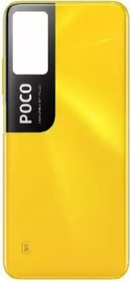 SRaccessories Poco M3 Pro Back Panel(Yellow)