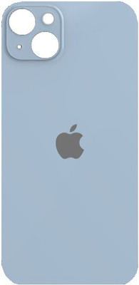 KezeMize Apple iPhone 14 Plus (Best Quality)(With Proper Logo)(Glass) Back Panel(Blue)
