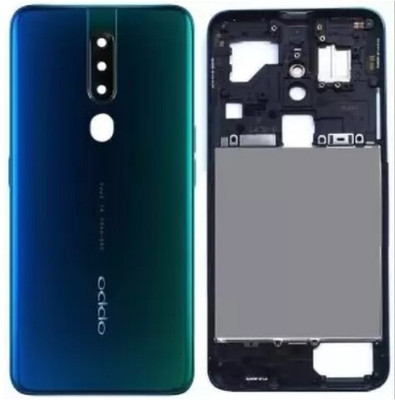 Sandreezz Oppo F11 Pro (With Middle Ring Camera Lens & Side Volume Power Buttons) Full Panel(Aurora Green)