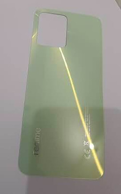 SPAREASP Realme C35 (With Proper Logo) Green Back Panel(Green)