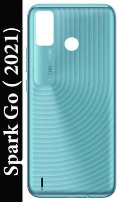 Purplesavvy Tecno Spark Go ( 2021 ) KE5 Back Panel(Maldivian Blue)