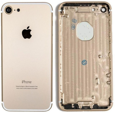 Sandreezz Apple iPhone 7 (With All & Side Volume Power Buttons) (Best Quality) Full Panel(Gold)