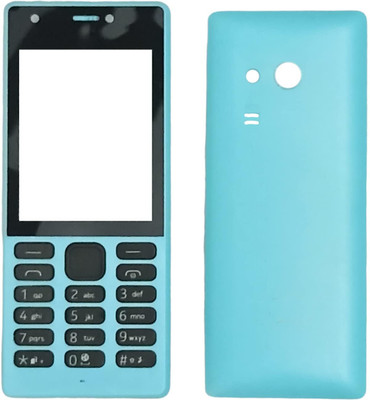 imbi Nokia 216 Dual SIM Front Back Body With Keypad Front & Back Panel(Blue)