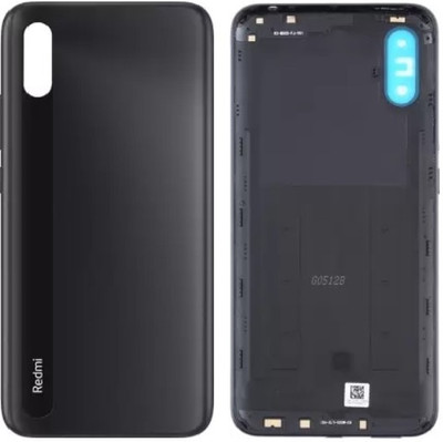 Sandreezz Xiaomi Redmi 9A Sport (with Proper Logo) (with Side Volume Power Buttons) Back Panel(Carbon Black)