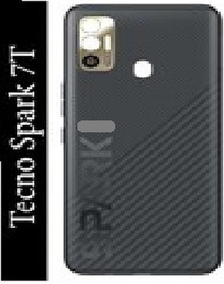 Kraze4blaze Tecno Spark 7T (With Proper Logo) Back Panel(Magnet Black)