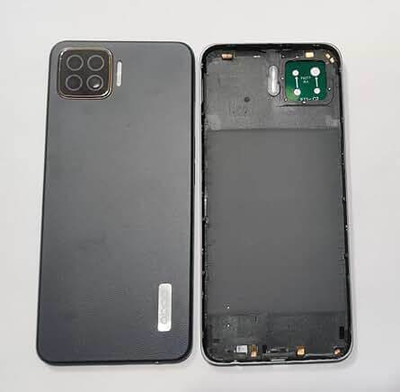 SPAREASP Oppo F17 Back Panel(Black)
