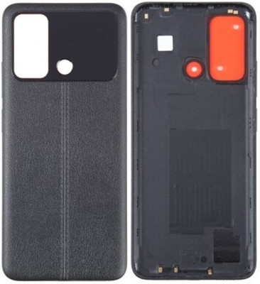 KezeMize Xiaomi Poco C55 (Best Quality)(With Proper Logo) Back Panel(Black)