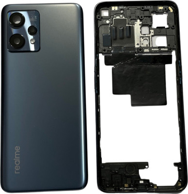 Unique4Ever Realme 9 (4G) Housing Body with Middle Ring Back Panel(Meteor Black)