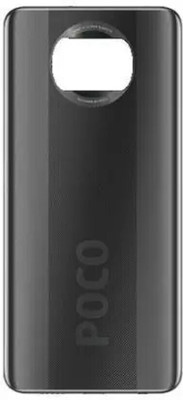 Flipkart SmartBuy Poco X3 Back Panel(Black)