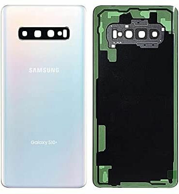 SPAREWARE Samsung Samsun S10 Plus-Prism White (WITH CAMERA LASS LENS) Back Panel(White)