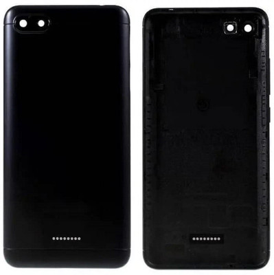 AceKing Back Panel Housing Body Compatible for Xiaomi Redmi 6A (Black) (with Logo) Back Panel(Black)