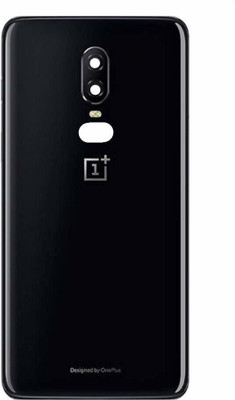 SlopK SlopK OnePlus 6(Glass) Back Panel(Mirror Black)