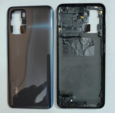 FixHub Mi Redmi Note 10S BACK PANEL COMPATIBLE Back Panel(BLACK)