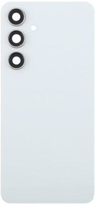 Spares4ever Samsung Galaxy S24 FE White Back Glass Panel with Camera Lens Back Panel(White)