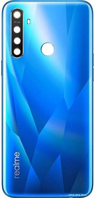AAA Spares For Realme 5 body housing (with Camera Lens,Midle Ring,Key) Full Panel(Blue)