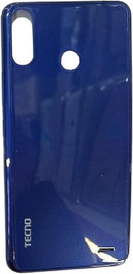 Sandreezz Tecno Tecno Spark 3 (KB7) (with Proper Logo) Back Panel(Blue)