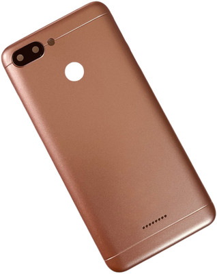 imbi Xiaomi Redmi 6 With Power and Volume Button Camera Glass Full Panel(Rose Gold)