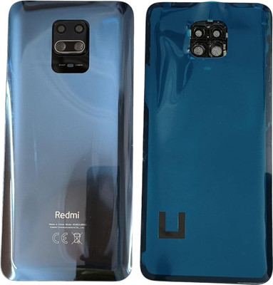 Flipkart SmartBuy Redmi Note 9 Pro (with Camera Ring Lens) Glass Back Panel(Interstellar Black)