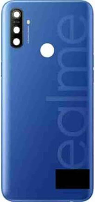 SPAREASP Realme Narzo 10a Blue Back Panel(Blue)