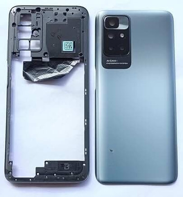SPAREASP Redmi Mi 10 Prime Full Body (With Proper Logo) Ring + Back Panel Black Back Panel(Black)