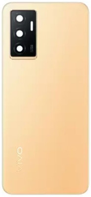 Sandreezz Vivo V23e (5G) (Glass) (With Camera lens Ring) (with Proper Logo) Back Panel(Sunshine Gold)