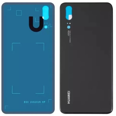 Kraze4blaze Honor Huawei P20 (Best Quality)(With Proper Logo)(Glass) Back Panel(Black)