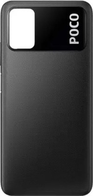 SRaccessories POCO M3 Back Panel(Black)