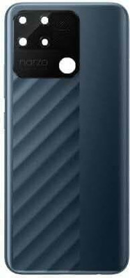SPAREASP Realme Narzo 50a Back Panel(Black)