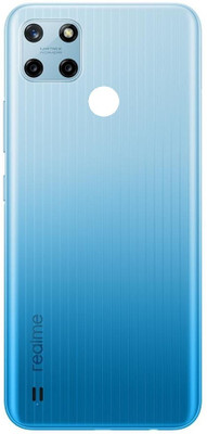 LEISURELIC REALME C25Y WITH PROPER LOGO Back Panel(GLACIER BLUE)
