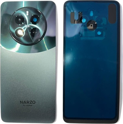 Sandreezz Realme Narzo 70 Pro (5G) (with Camera Lens Ring) (Best Quality) (with Proper Logo) Back Panel(Glass Green)