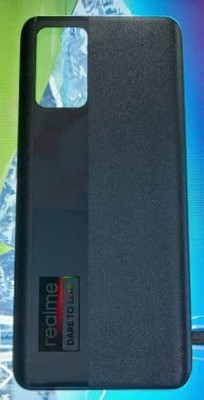 FLOUNDER REALME X7 MAX WITH PROPER LOGO Back Panel(ASTEROID BLACK)