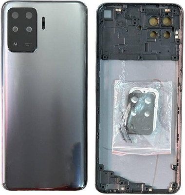 SRaccessories Oppo F19 Pro (Housing Body) (Side Keys with Middle Body) Full Panel(Crystal Silver)