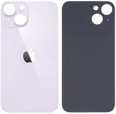 Kraze4blaze Apple iPhone 14 Plus (Best Quality)(With Proper Logo)(Glass) Back Panel(Purple)