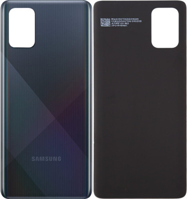 Unique4Ever SAMSUNG Galaxy A71 Back Panel(Prism Crush Black)