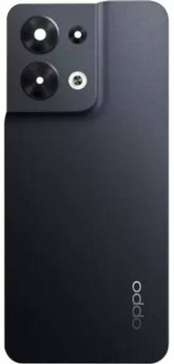 SRaccessories Oppo Reno 8 (5G) (with Camera lens Ring) Back Panel(Shimmer Black)
