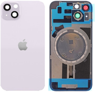 Sandreezz Apple iPhone 14 Plus Rear Housing Glass + Camera Lens + Metal Plate + Magsafe Magnets Back Panel(Purple) Sandreezz Apple iPhone 14 Plus Rear Housing Glass + Camera Lens + Metal Plate + Magsafe Magnets Back Panel(Purple)