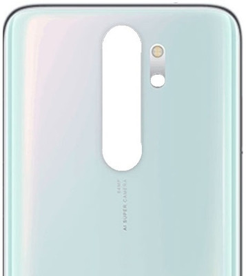 KezeMize Xiaomi Redmi Note 8 Pro (Glass) (with Proper Logo) Back Panel(White)