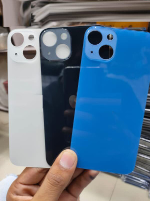 FixHub Apple I-Phone 13 BACK GLASS COMPATIBLE Back Panel(BIUE)