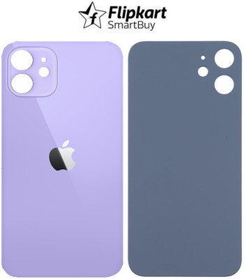 Flipkart SmartBuy Apple iPhone 12 Mini Premium Quality (Glass) Back Panel(Purple)