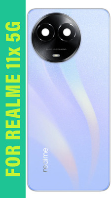 Safa Realme 11x 5G With Camera Glass Back Panel(Purple Dawn)