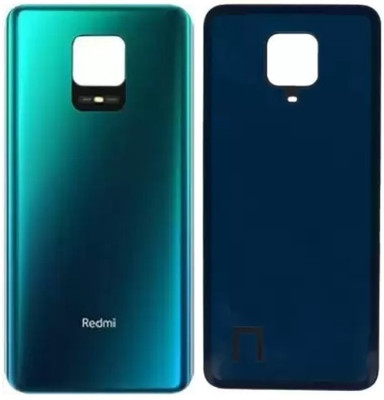 Sandreezz Xiaomi Redmi Note 9 Pro Max (Glass) (with Proper Logo) Back Panel(Aurora Blue)