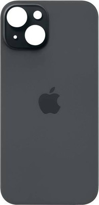 SRaccessories Apple iPhone 15 (Glass) Back Panel(Black)