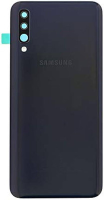 SPAREWARE SAMSUNG Back Door Panel Body for Samsung Galaxy A50 -Black (WITH CAMERA LENS) Back Panel(Black)
