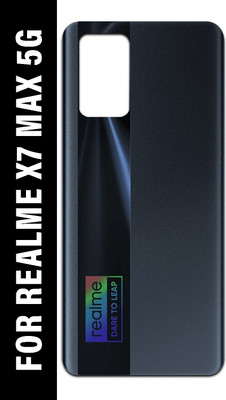 Safa Realme X7 Max 5G Back Panel(Asteroid Black)