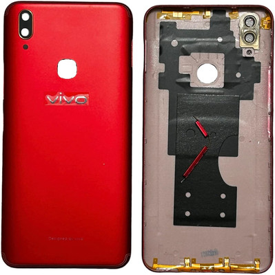 Sandreezz Vivo V9 Pro (with Proper Logo) (with Side Volume Power Buttons) Back Panel(Red)